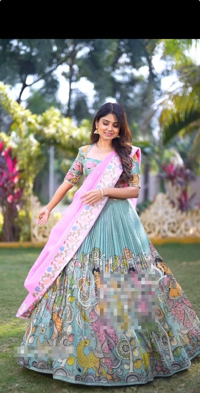 risha Creation is Launching New Kalamkari Lehenga Choli - Image 2