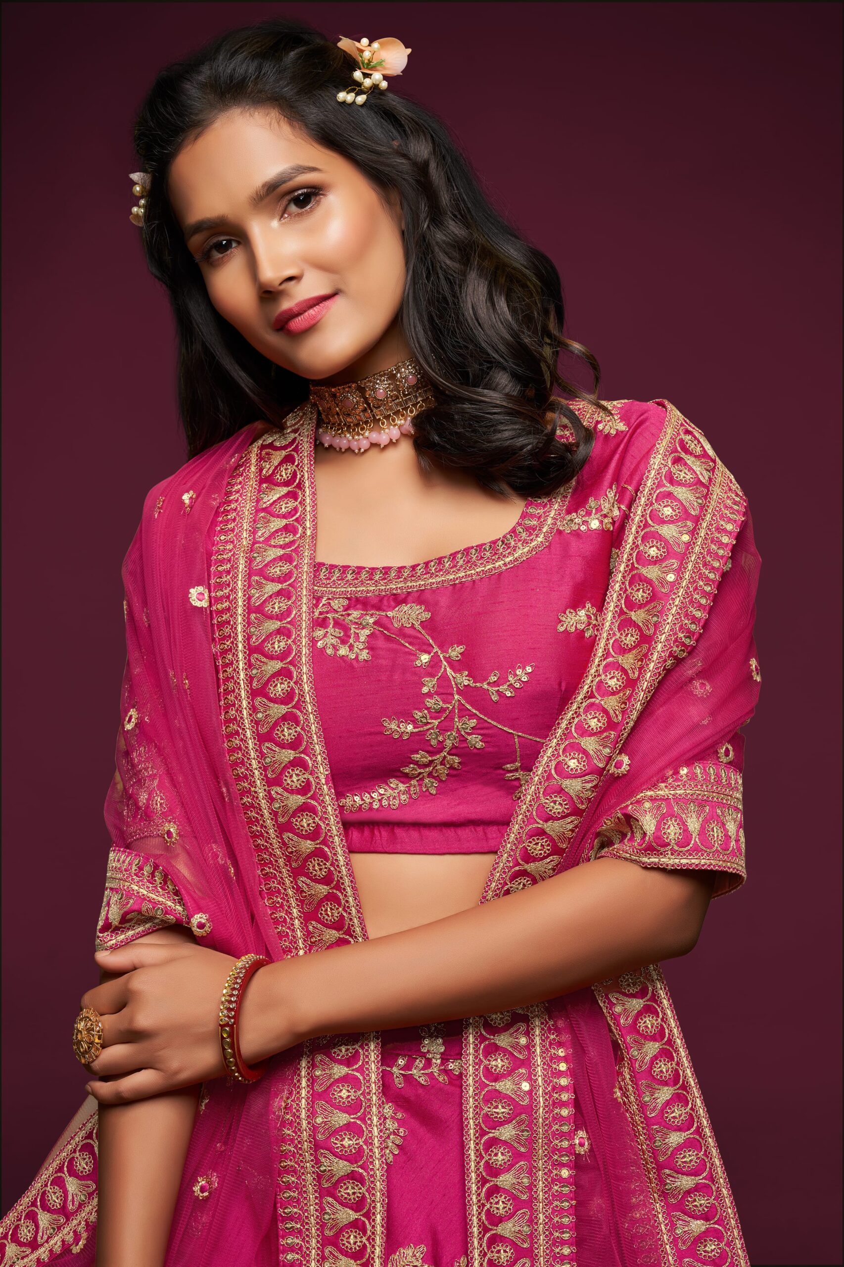 HEAVY WEDDING LEHENGA our creations highlighted our creations highlighted - Image 2